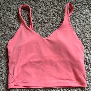 Lululemon raspberry cream align tank (size 6)